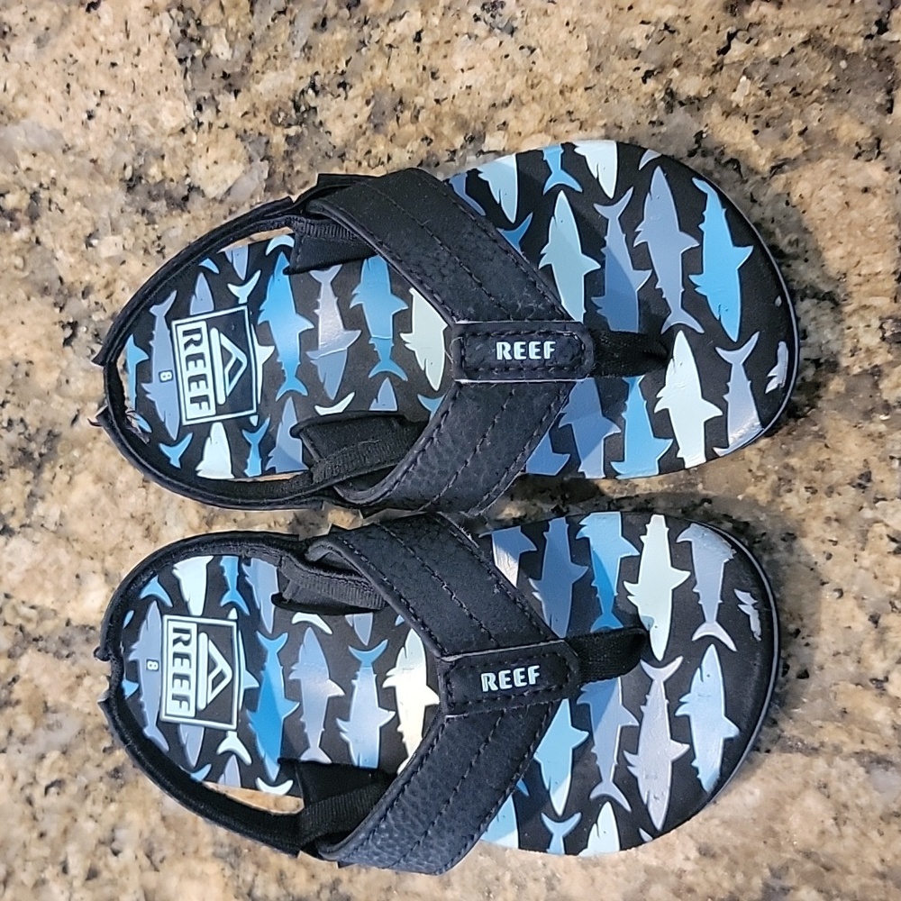Reef boys toddler flip flop sandals size 8